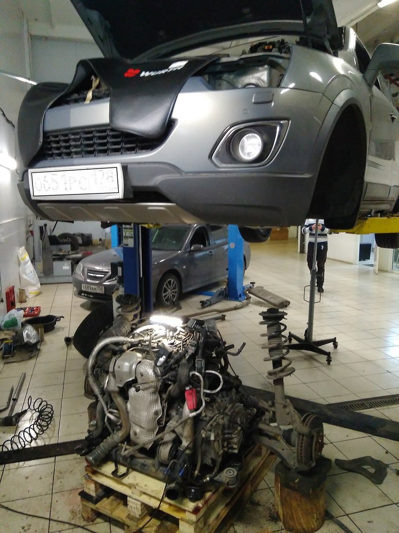 Opel Antara 2013 г. (2.2 дизель) - чистка впускного коллектора, дроссельной заслонки и клапана EGR
