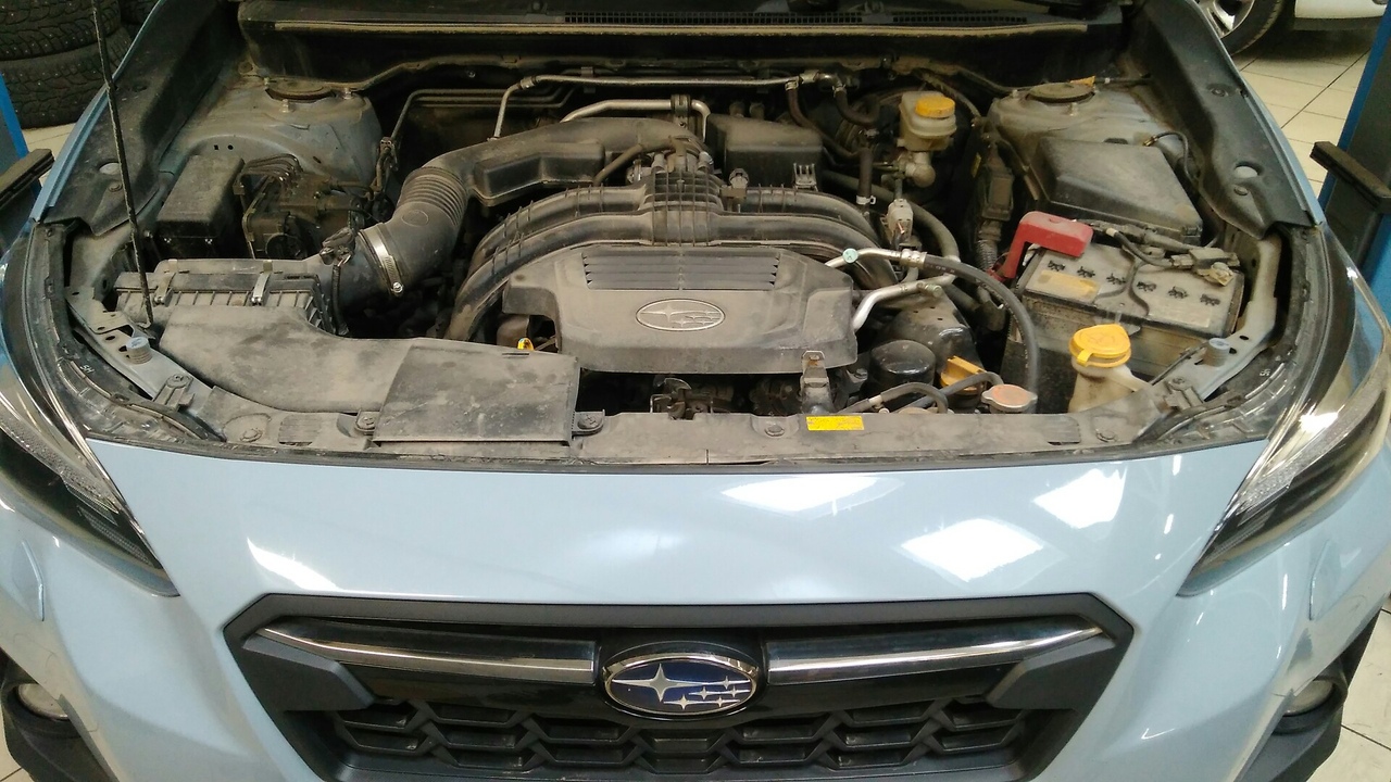 Subaru XV 2018 г. - замена масла в двигателе, замена фильтров